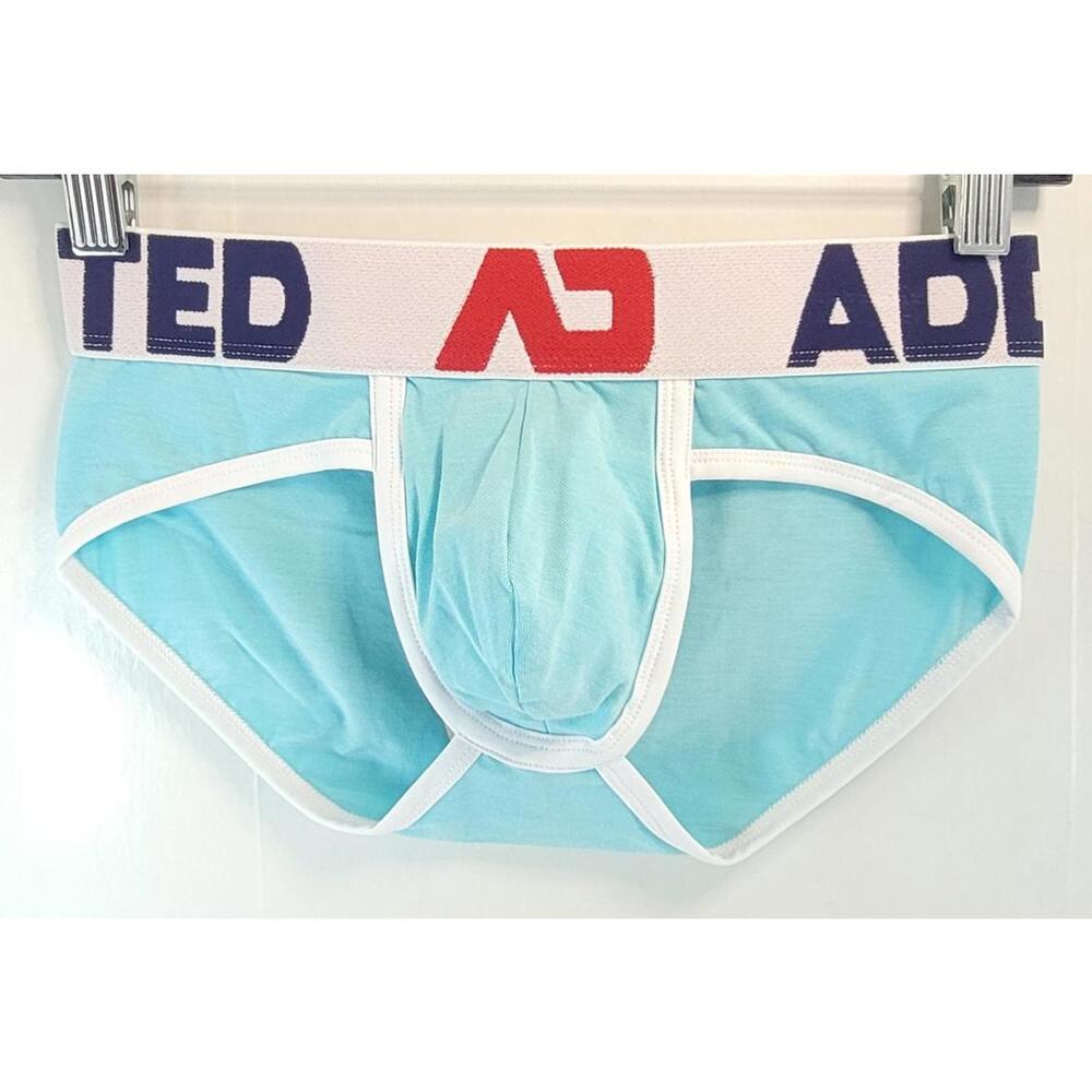 ADDICTED Men’s S / 30 Pique Brief Turquoise – NEW